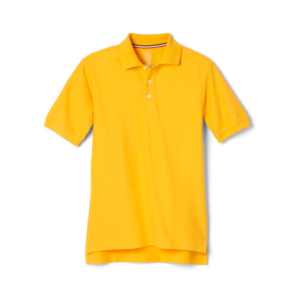 POLO, Gold Short Sleeve. University Preparatory Charter School for Young Men