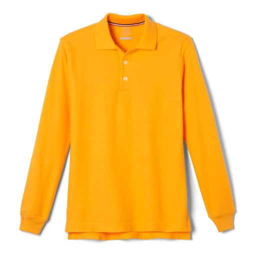 POLO, Gold Long Sleeve. University Preparatory Charter School for Young Men