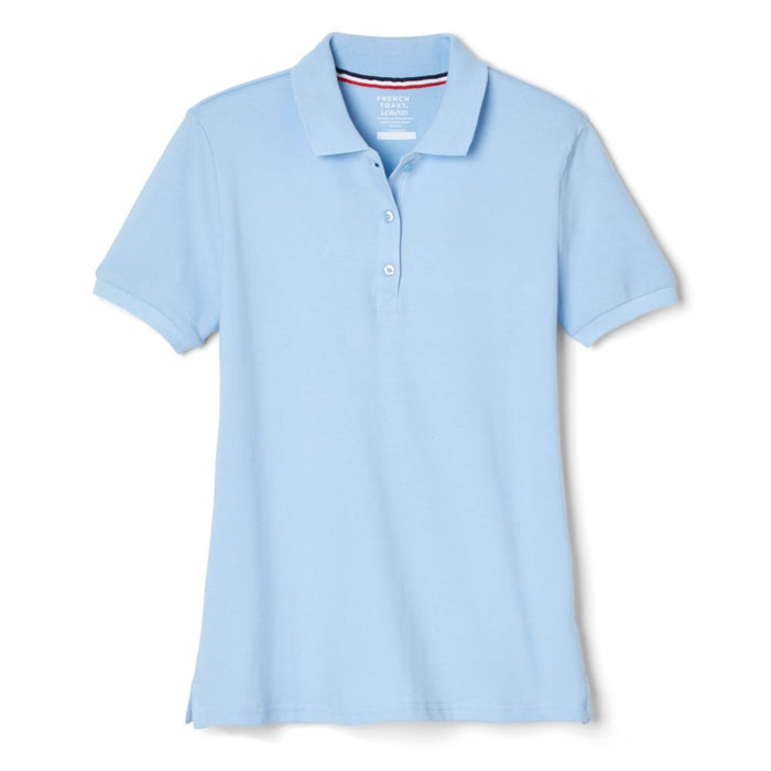 Polo, Girls Light Blue Ambleside School of Hernando logo