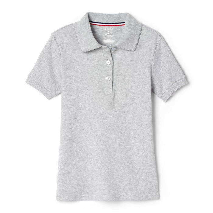 Polo, Short Sleeve Fitted Interlock with Picot Collar (Feminine Fit)