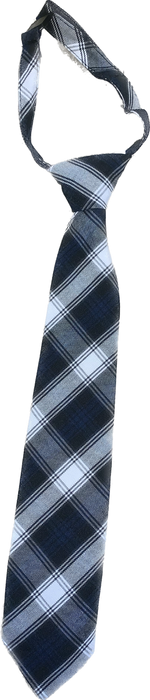 Tie, Pre-Tied w/Clasp Plaid #64