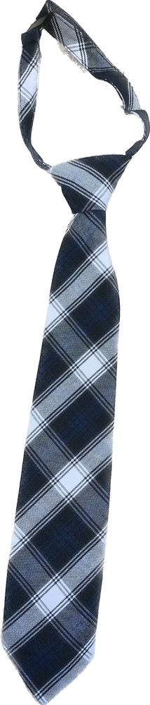 Tie, Pre-Tied w/Clasp Plaid #64