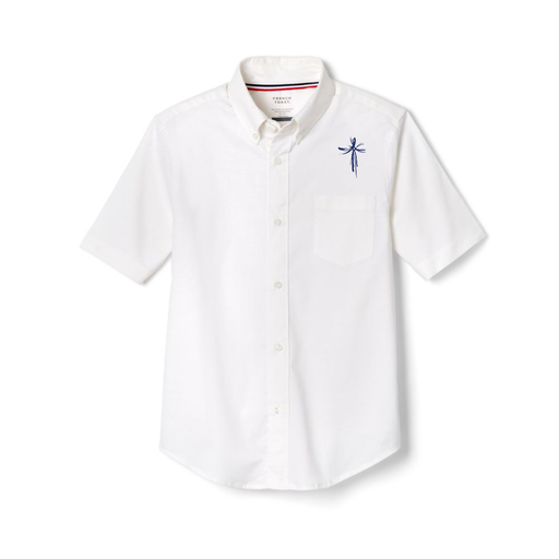 Prince Of Peace Oxford Shirt, Boys White S/S