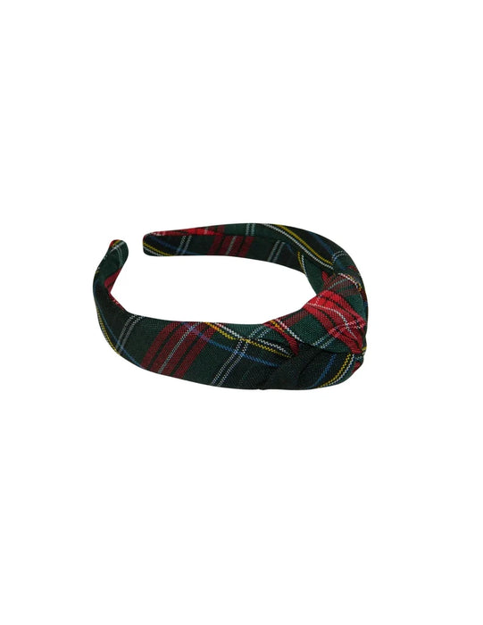 Headband Plaid # 63 Knotted Padded