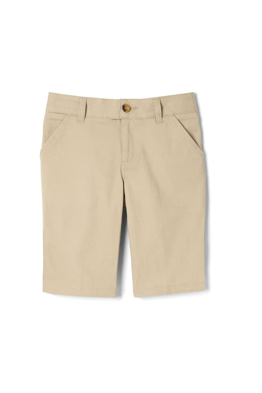 Shorts, Girls Khaki Stretch Twill