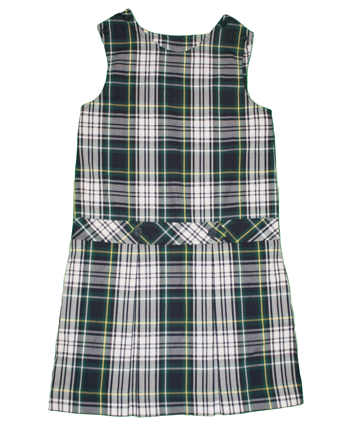 Jumper Plaid #35 Round Neck Box Pleat | Family Uniforms