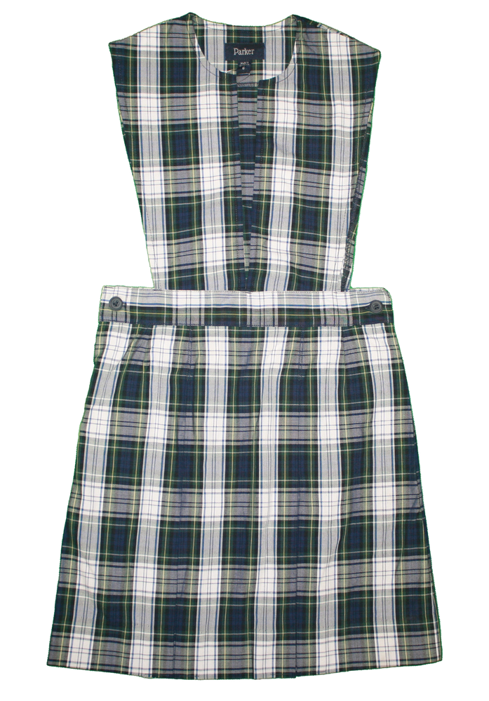 Jumper Plaid #80 Slit Front Kick Pleat