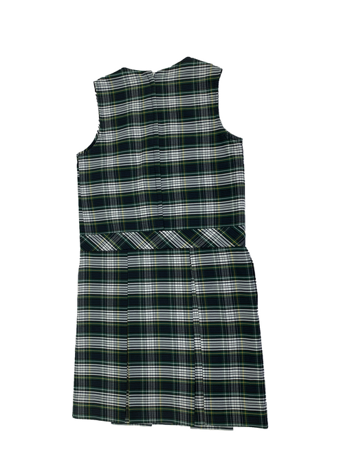 Jumper Plaid #61 Round Neck Kick Pleat