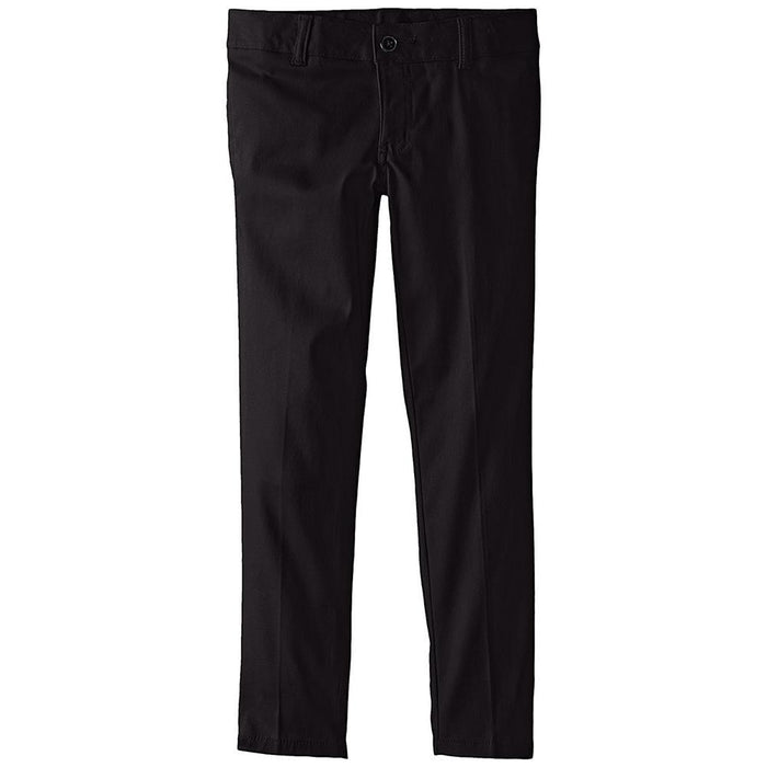 Black Ankle Fit Cotton Stretch Twill Pants at best price in