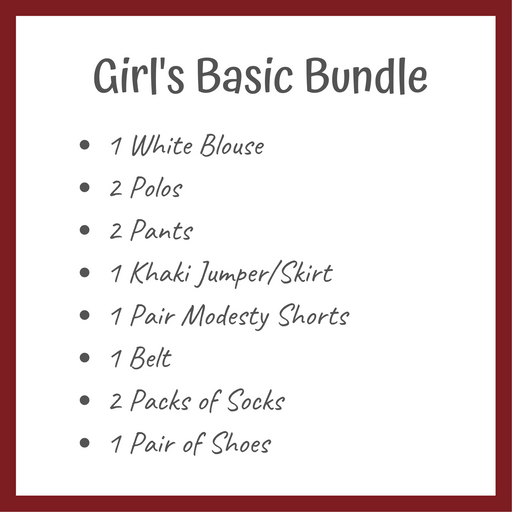 Monticello Girl's Basic Bundle